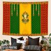 2D Flat, 2D Flat 1pc Tapestry Ganesha Deity Indian Style Wall Hanging for Diwali Festival Themed Party Banner Suitable for Family Parties, Weddings, B