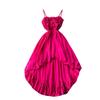 Stylish Three-Dimensional Flower Dovetail Dress Women's Fancy Waist-Tight Bandeau Sling Asymmetrical Fairy Dress