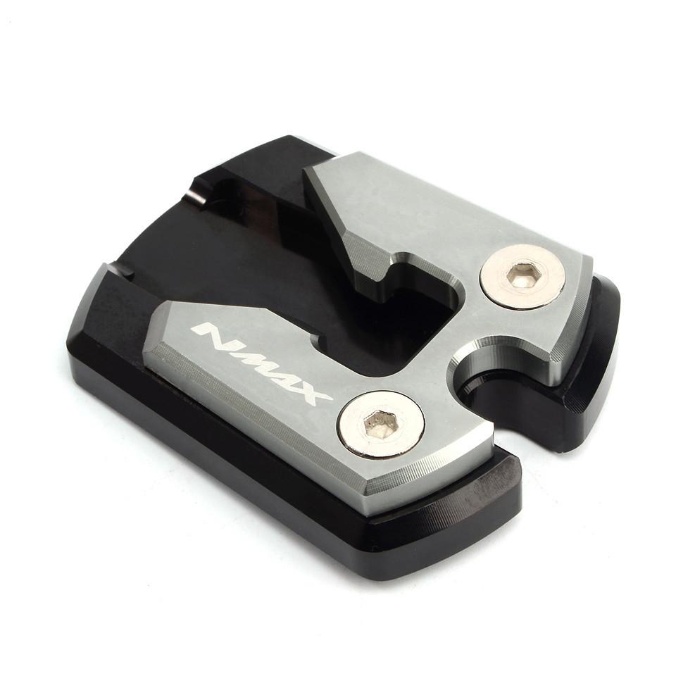 

Передняя боковая парковочная подставка для мотоцикла, увеличительная панель с ЧПУ, алюминиевые аксессуары для YAMAHA NMAX 125 NMAX 155 2015 2016 2017 серый