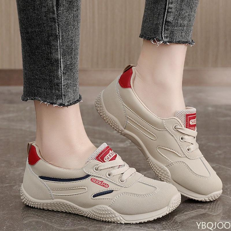 

Новая дышащая белая обувь для весны и осени, увеличивающая рост, повседневная, износостойкая, на тонкой подошве, простая и удобная женская обувь 40