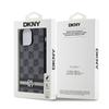 Dkny Dkhcp14Xpcptssk Iphone 14 Pro Max6.7 Czarny/Black Hardcase Leather Checkered Mono Pattern & Printed Stripes
