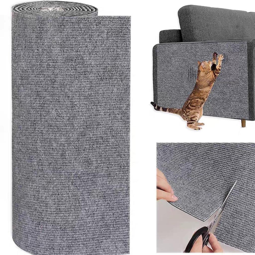 Versatile Cat Climbing and Scratching Pad: Durable, Debris-free, Multifunctional Sticker for Walls, Tease Toy, Scratch Board, and Climbing Frame.