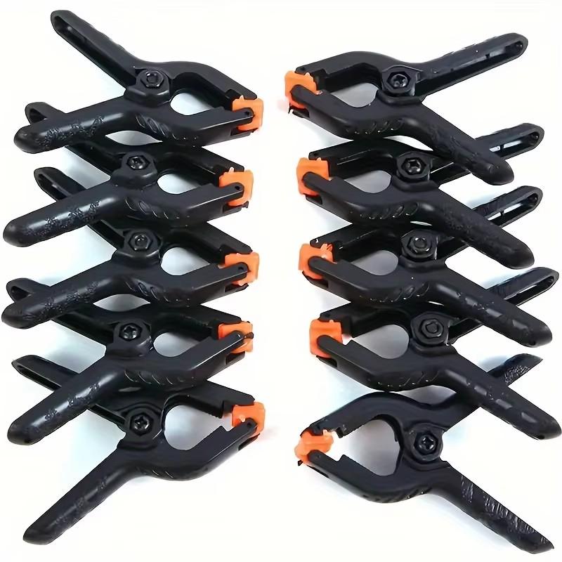 

10pcs 2/3/4/6 inch Wood Working Clip Plastic DIY Spring Clamp Plastic Nylon Adjustable Woodworking Clamps 2inch 10pcs