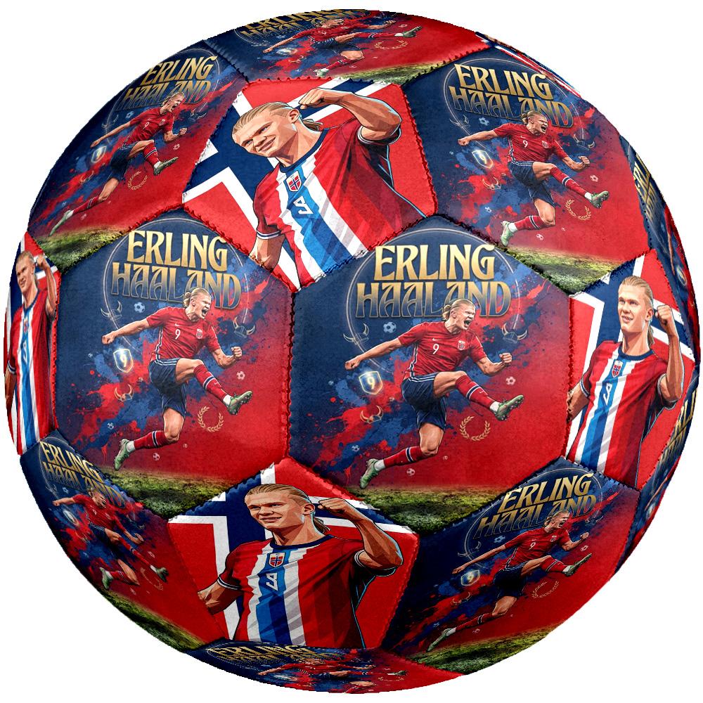 Haaland Golden Striker Size 5 Football Machinestitched Indooroutdoor Universal Football Perfect Gift For Sports Enthusiasts