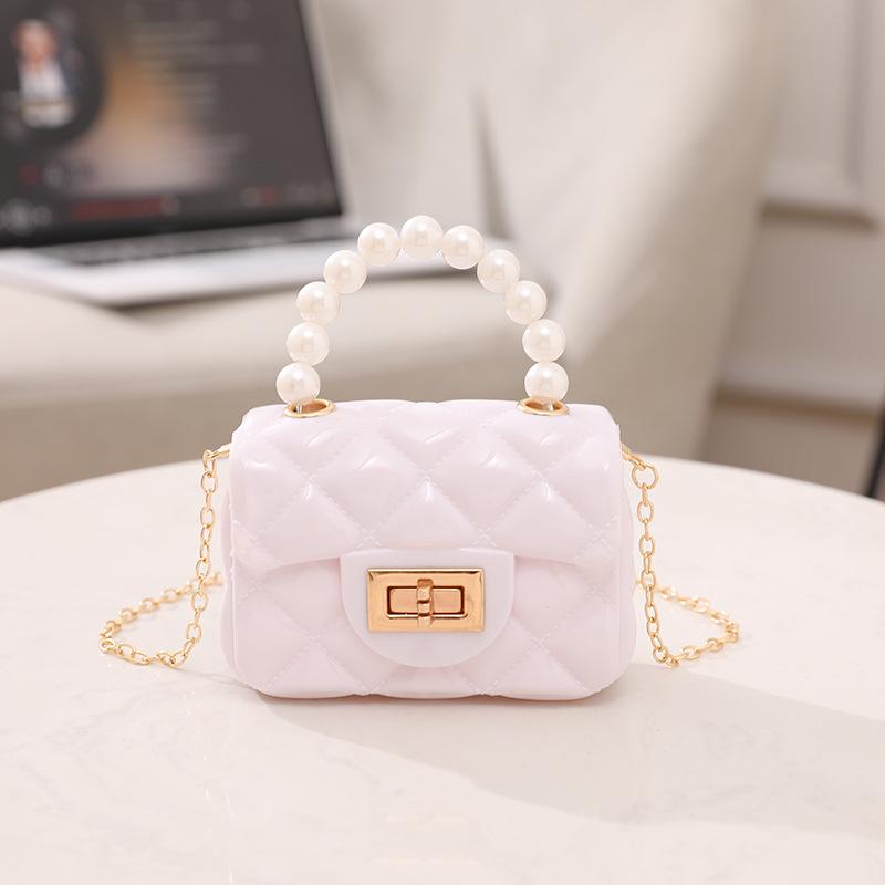 2024 Pearl Jelly Mini Bag: Ladies' Cross-Body, Handheld & Lipstick Pouch