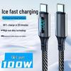 120W Super Fast Charging 3-in-1 Cable with Digital Display for Apple, Huawei, OPPO