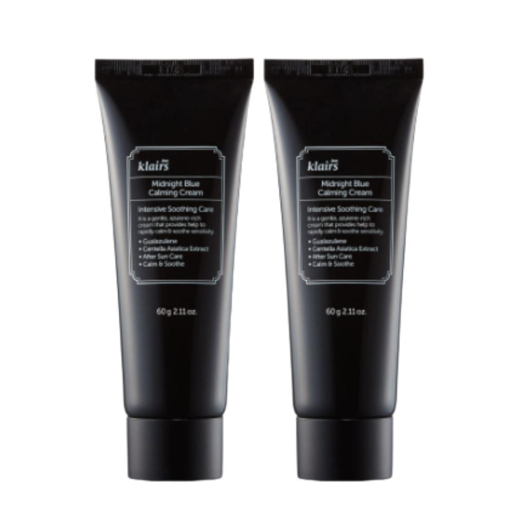 

Klairs EGF Midnight Blue Calming Cream 60g (2-Pack) | Azulene Soothing & Cooling Moisturizer