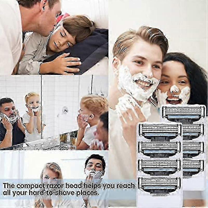 Men's Mach 3 Razor Blades Refills - 24pcs, High-Quality Razor Blades