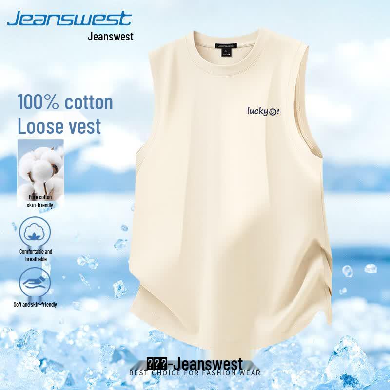 Jeanswest Men s Pure Cotton Sleeveless Tank Top XL