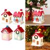 Mini Ceramic Light Up House Decoration Accessories Birthday Gift Xmas Ornament for Indoor Cabinet