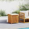 Outdoor Cushion Box 60x50x61 Cm Solid Acacia Wood