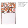 Fridge Magnetic Message Board with 8 Marker Pens Cartoon Dog Dry-Erase Note Board Refrigerator Magnet Whiteboard Decoration
