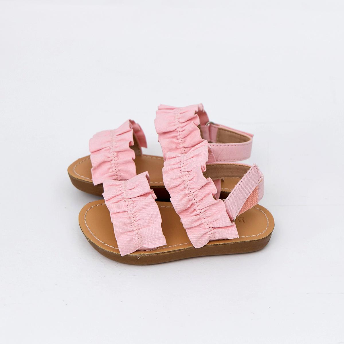 

[ABC] summer shirring sandals pink sandals-7000020387, popular shoes in Korea