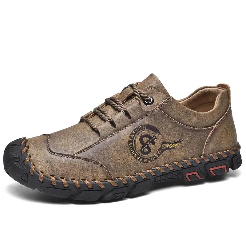 Heißer Verkauf Klassische Bequeme Herren Freizeitschuhe Designer Loafer Herren Wanderschuhe Neue Leder Sneaker Mokassins Zapatos De Hombre