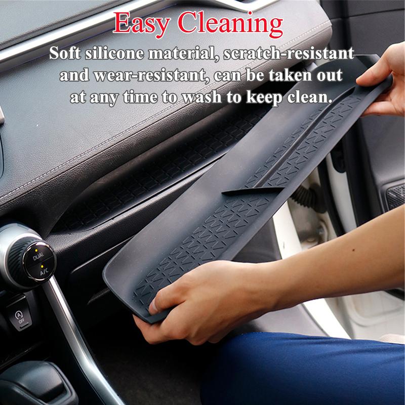 LHD Car Silicone Central Console Organizer Pad Main Co-pilot Storage Box Protect Mat Tray for Toyota RAV4 2020-2025 Accessories