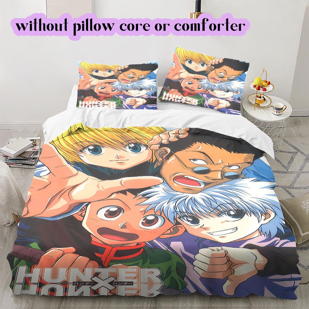 Hunter Hisoka Killua Duvet Cover Bedding Set 3pcs Print Cartoon Children Gift Various Sizes Extra Large Size Set