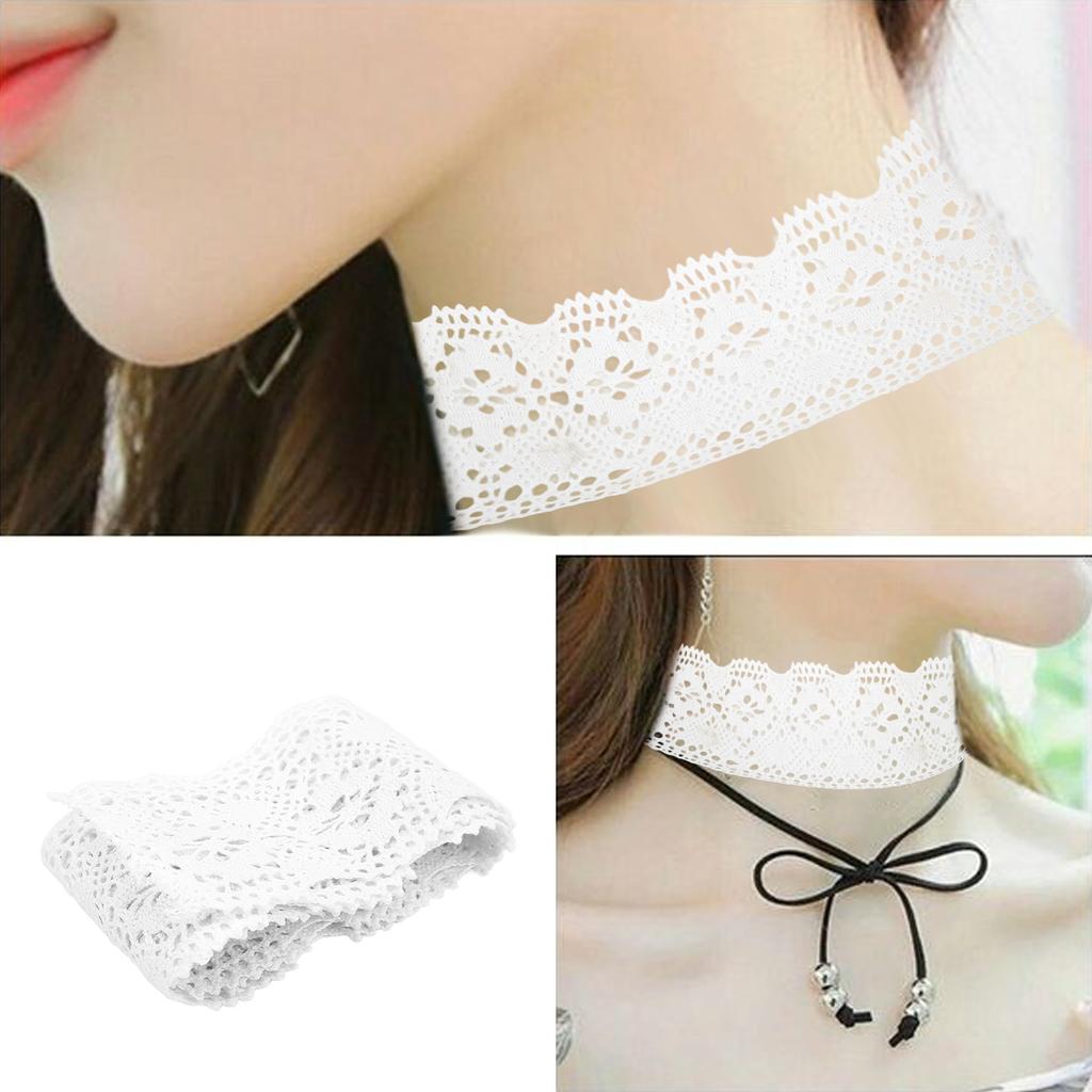 Lace Ribbon Cotton Thread 10 Yards Environmental Friendly Decorative Accessories for Clothing Decoration   Curtain