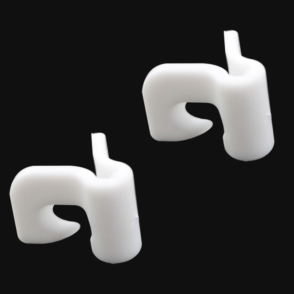 16pcs White Snap Door Snap Shoe Storage Center Panel Hook Shoe Cabinet Spare Parts