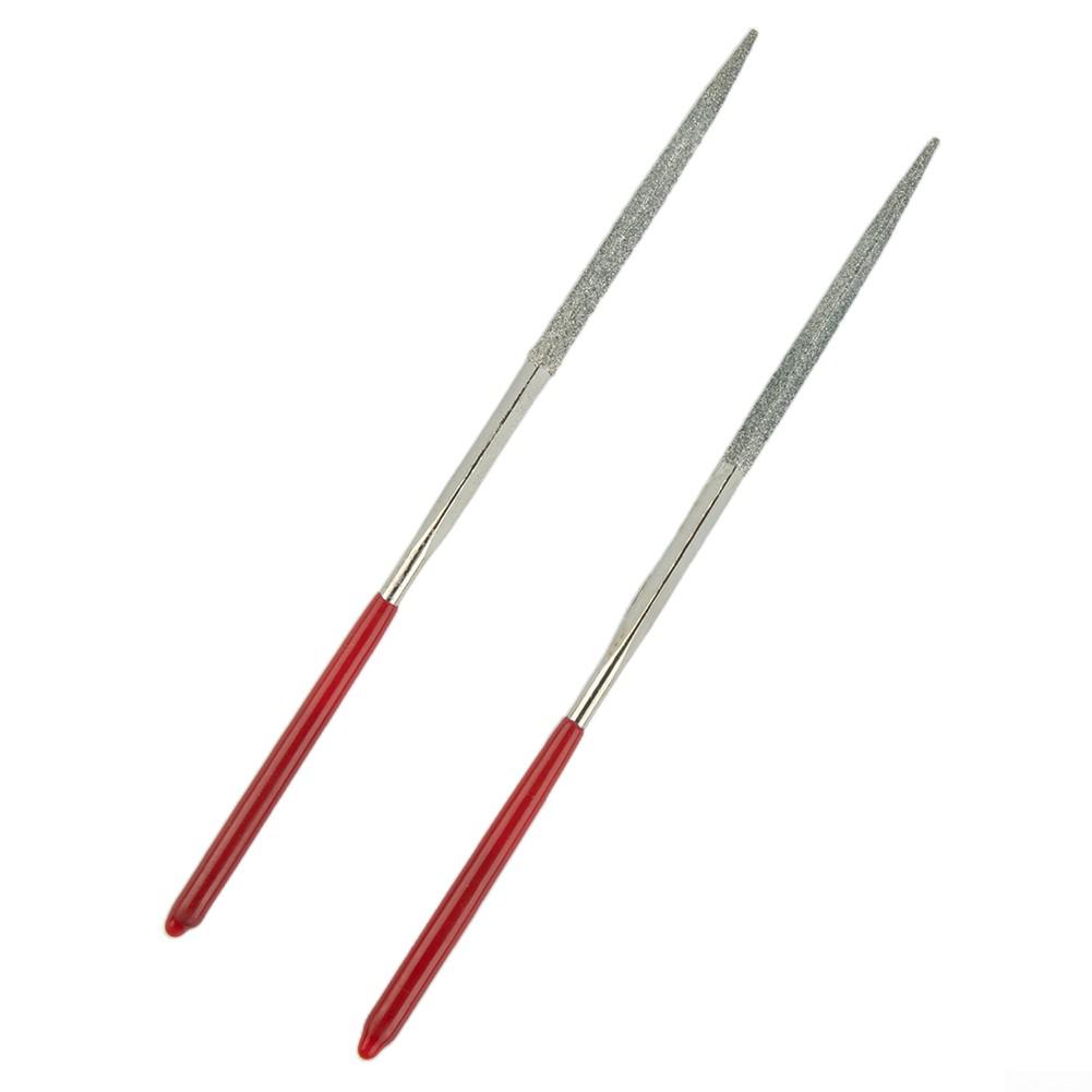 Diamond Files Diamond Nonslip Plastic Silver + Red Steel