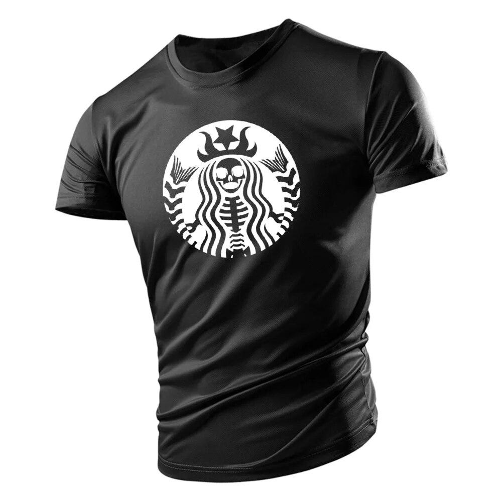 Four Seasons New Fashion Casual 2d Halloween Jack-O '-Lantern Print Bărbați Lejer, confortabil, Tricou cu mânecă scurtă Top cu uscare rapidă