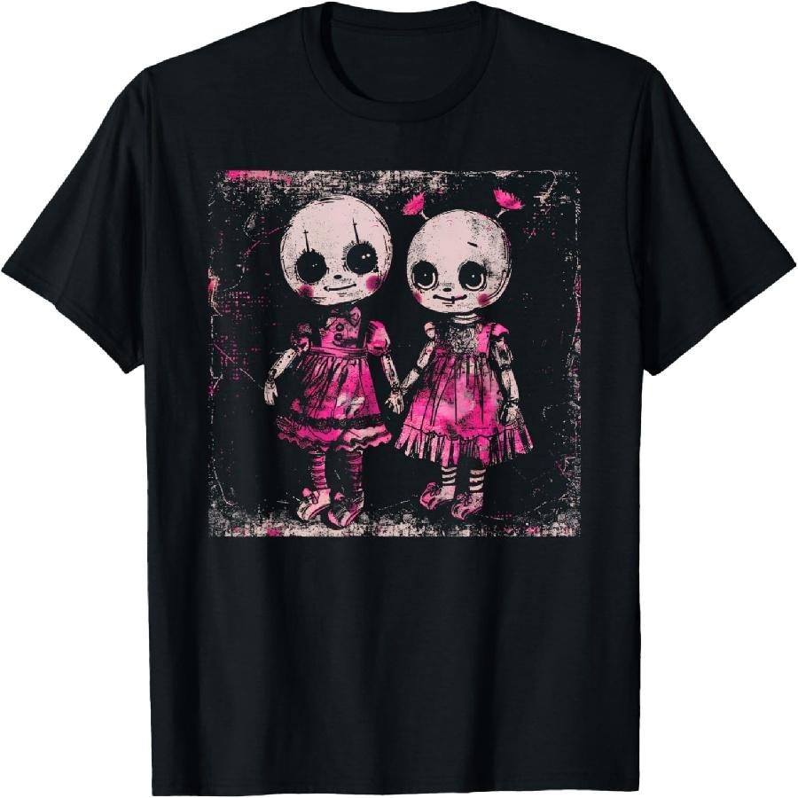 Pastel Goth Haunted Doll Creepy Cute Toy Horror Alt Scary T-Shirt