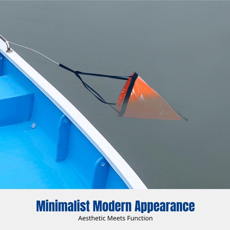 Sea Anchor, PVC Umbrella Anchor for Inflatable Boats, Kayaks, Fishing Boats, Waterproof, Easy Storage