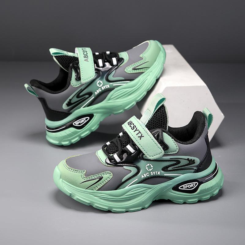 Boys' 2025 Waterproof Leather Running Shoes - Non-slip, Wear-resistant, Soft Sole for Autumn