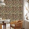 Animal Skin Wallpaper Brown, Cream and Black for Living Room and Bedroom 50x1000