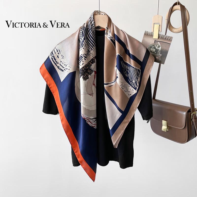 VICTORIA&VERA Spring/Summer Printed Mulberry Silk Scarf