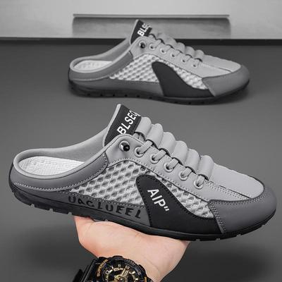 Sommer Leichte Mesh- und Synthetik-Slipper Freizeitschuhe