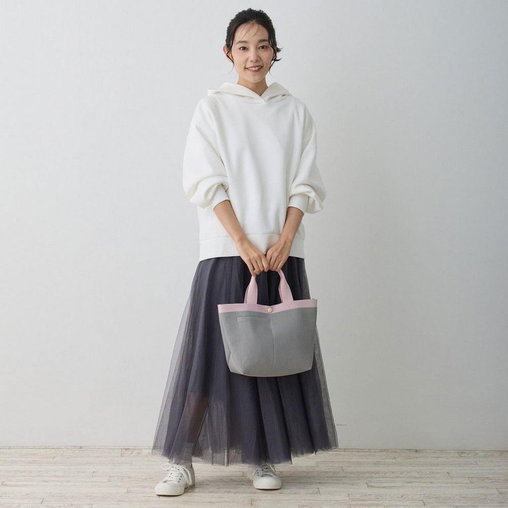 Rootote Knit Mini Tote Bag, Machine Washable, SN Deli Refle-A 1035 (03 Blue)