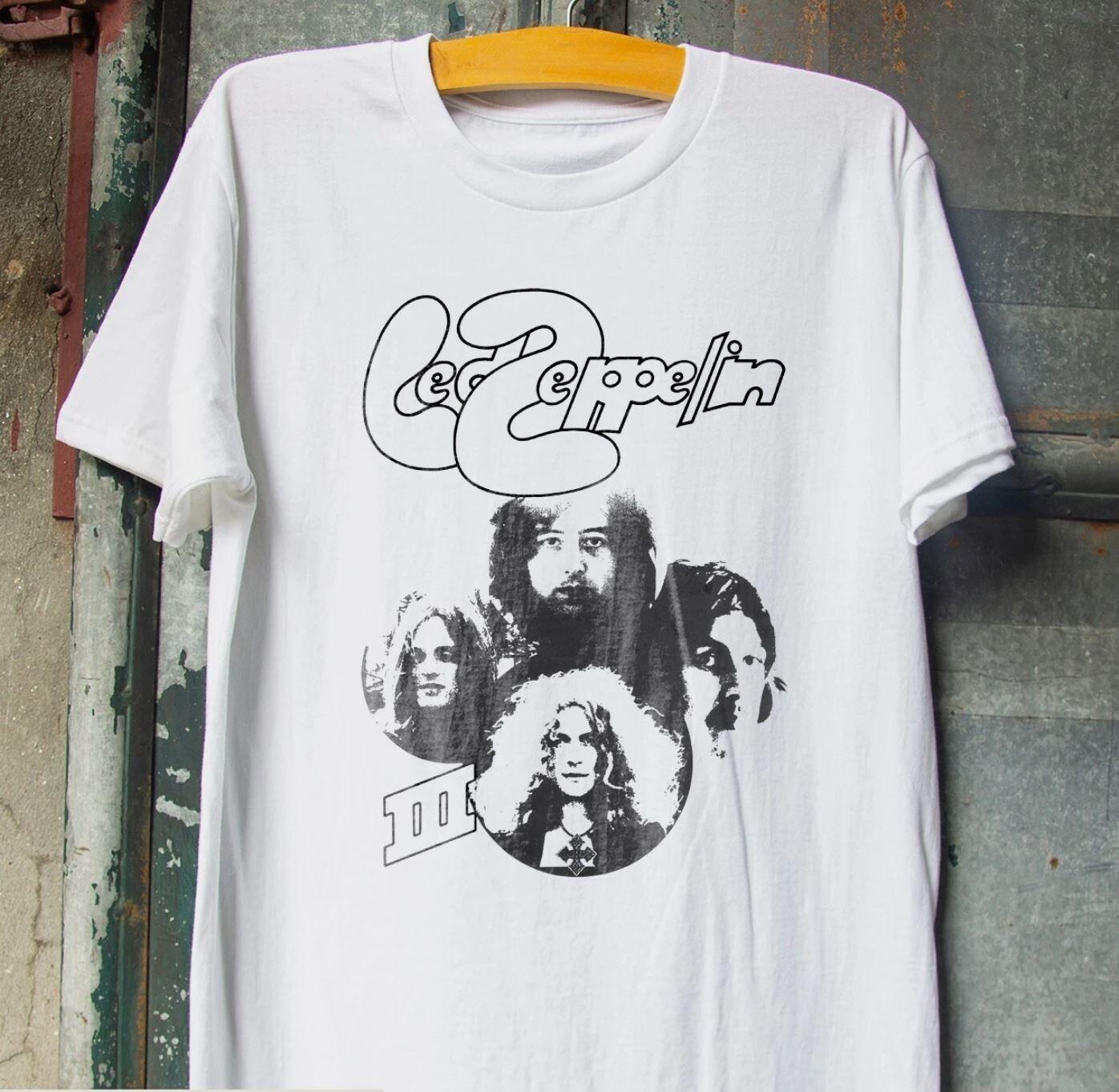 

26 Led Zeppelin III Unisex White T-shirt Size S-5XL Unisex T-Shirt XXXXL