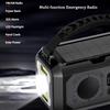 12000mAh Portable Emergency Radio AM/FM/NOAA Weather Radio Solar Hand Crank Radio Flashlight SOS Alarm Power Bank Reading Lamp