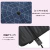 CAPASTEC Folding Large Manual Opening and Rain UV UV Suitable for Both Sunny and Rainy Checkered Navy Blue Umbrella, Size, Closing, Water-Repellent,
