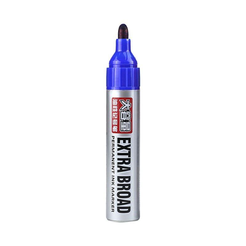 3color Large-Capacity Marker,3mm Round Toe,Oil-Based Big-Ended Marker Pen,Refillable ink,Waterproof,Non-Erasable