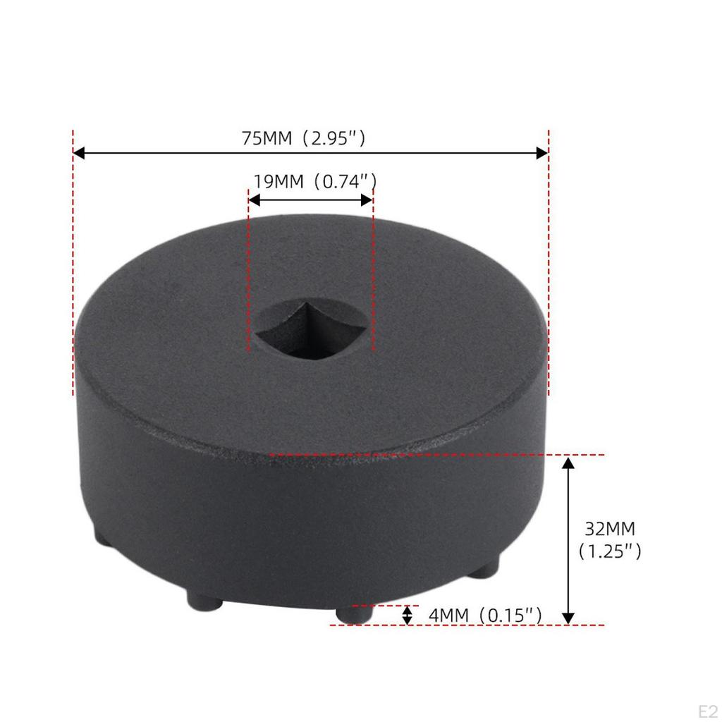 Axle Nut Socket Replaces Easy to Install Accessory Metal Sturdy Upgraded 31510 Heavy Duty for