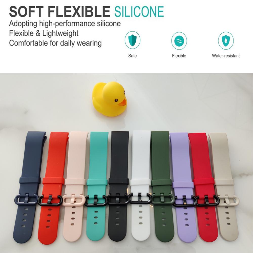 Replacement Strap For XiaoMi Mi Watch Lite Strap Silicone Watchband For XiaoMi Mi Watch Lite Smart Watch Strap Bracelet