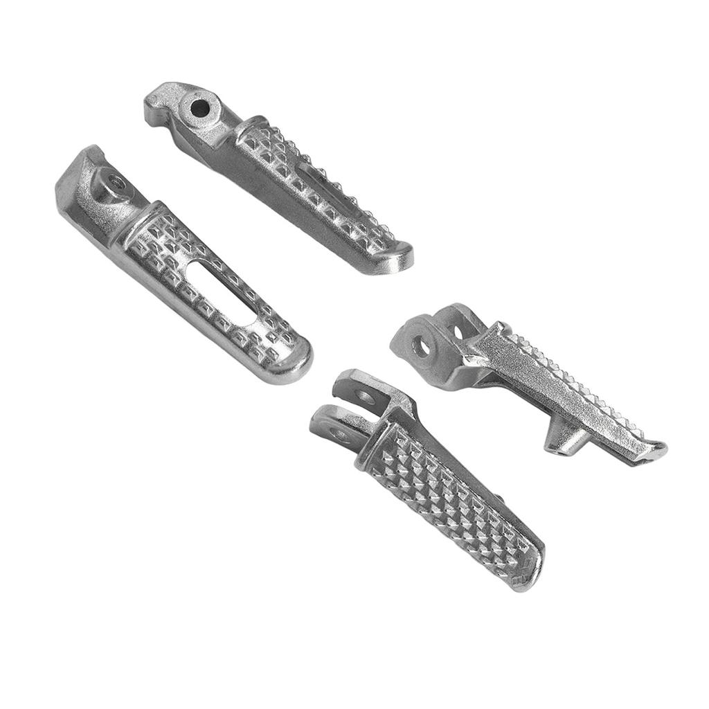 Motorcycle Foot Pegs Complete High Strength Strong Grip Replacement for CBR600 F4I 2001‑2008