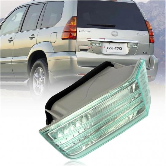 Rear License Plate Light Tailgate Reversing Light Compatible With Lexus GX470 UZJ120 2UZFE 2003 2004 2005 2006 2007 2008 2009 Rear Direct-Fit OE