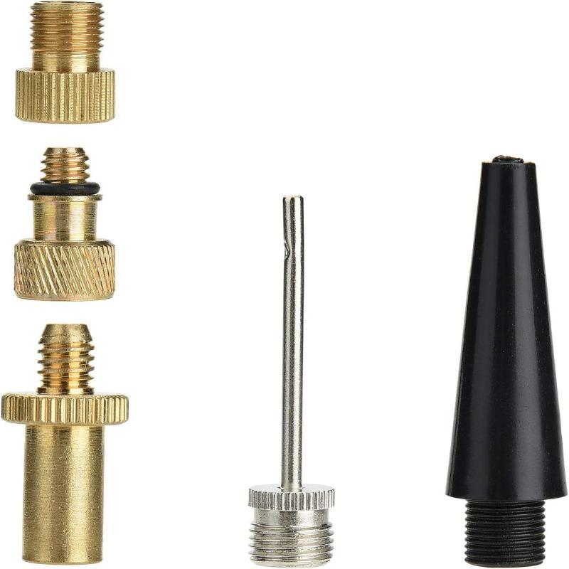26Pcs Copper Bike Valve Adapter Set Pump Inflator Kit For Bicycle Tires Football Cycling Accessories