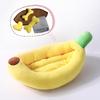 Washable Cartoon Banana Pet Bed for Small/Medium Dogs & Cats - All-Season Use