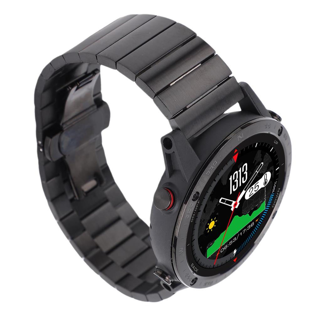 Smart Watch for Men Water Proof 1.3 Inch Round Touchscreen Message Reminder Sports Smartwatch for Fitness Diving Running