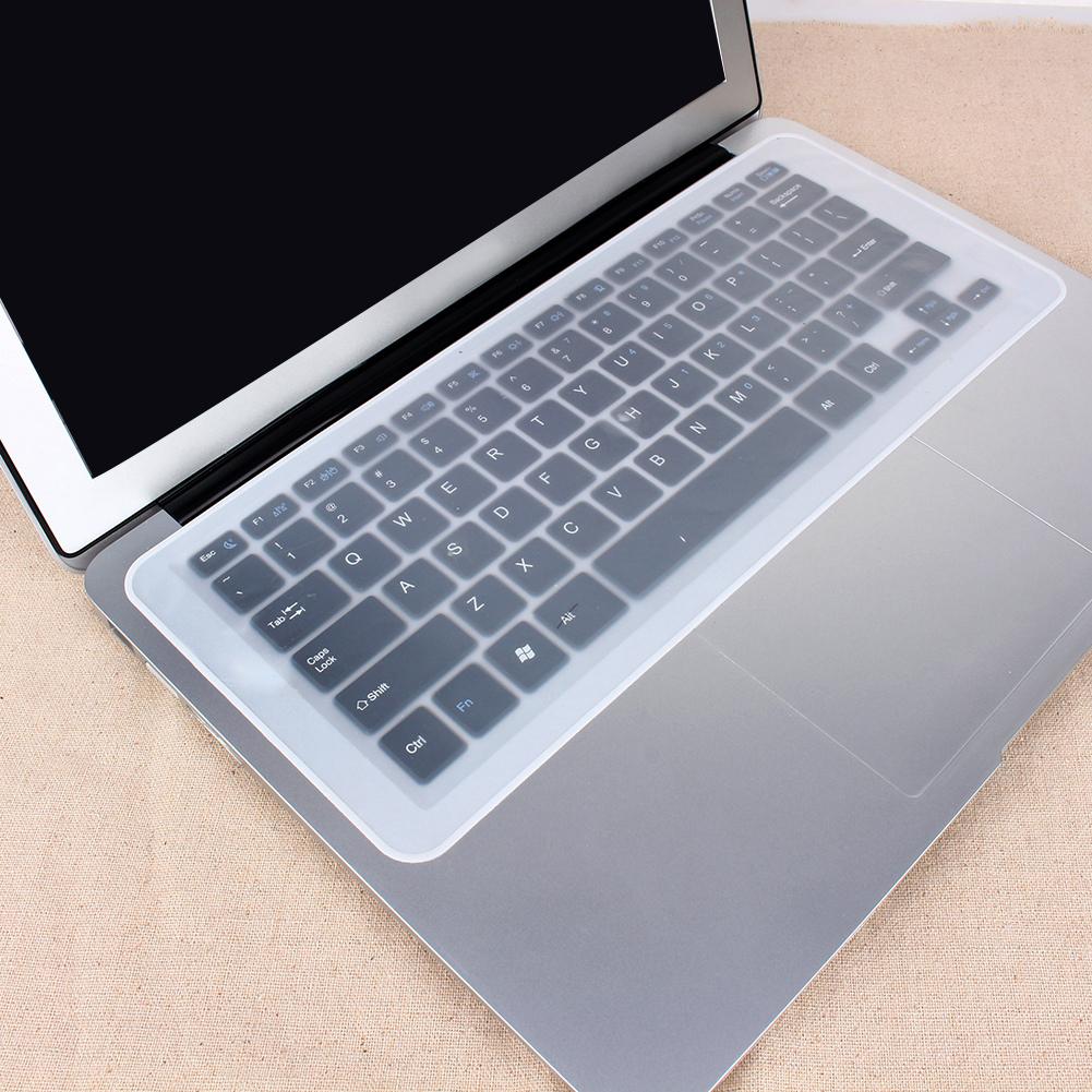 Ultra Thin Clear Silicone Keyboard Cover Skin Protector For 15 17in Laptop