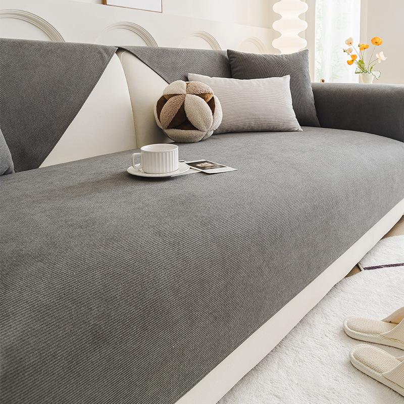 New Anti Cat Scratch Sofa Cover High-End Feeling Waterproof And Anti Slip Sofa Cushion Cover Soft And Versatile For All Seasons