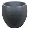 Pot de fleurs Rond Egg Ø 50cm - EDA - Graphit - 46 L - Ø 50 x H. 45 cm - Gris Anthracite
