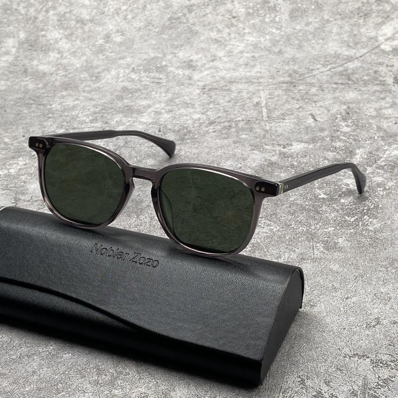 High quality retro square sunglasses for men and women High Street acetic Acid frame UV protection uv400 colored lens glasses