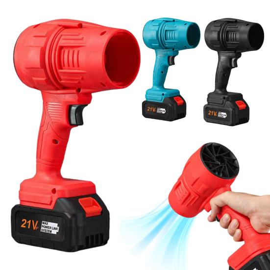 Cordless Lithium Turbo Blower Handheld Brushless Electric Blower 48V High-Power Industrial Fan for Car Drying Dust Removal And Outdoor Cleaning