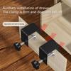 2Pcs/set Heavy Duty Drawer Front Clamp Metal Desk Mounting Clamp for Woodworking Fixed Repair Home Improvement