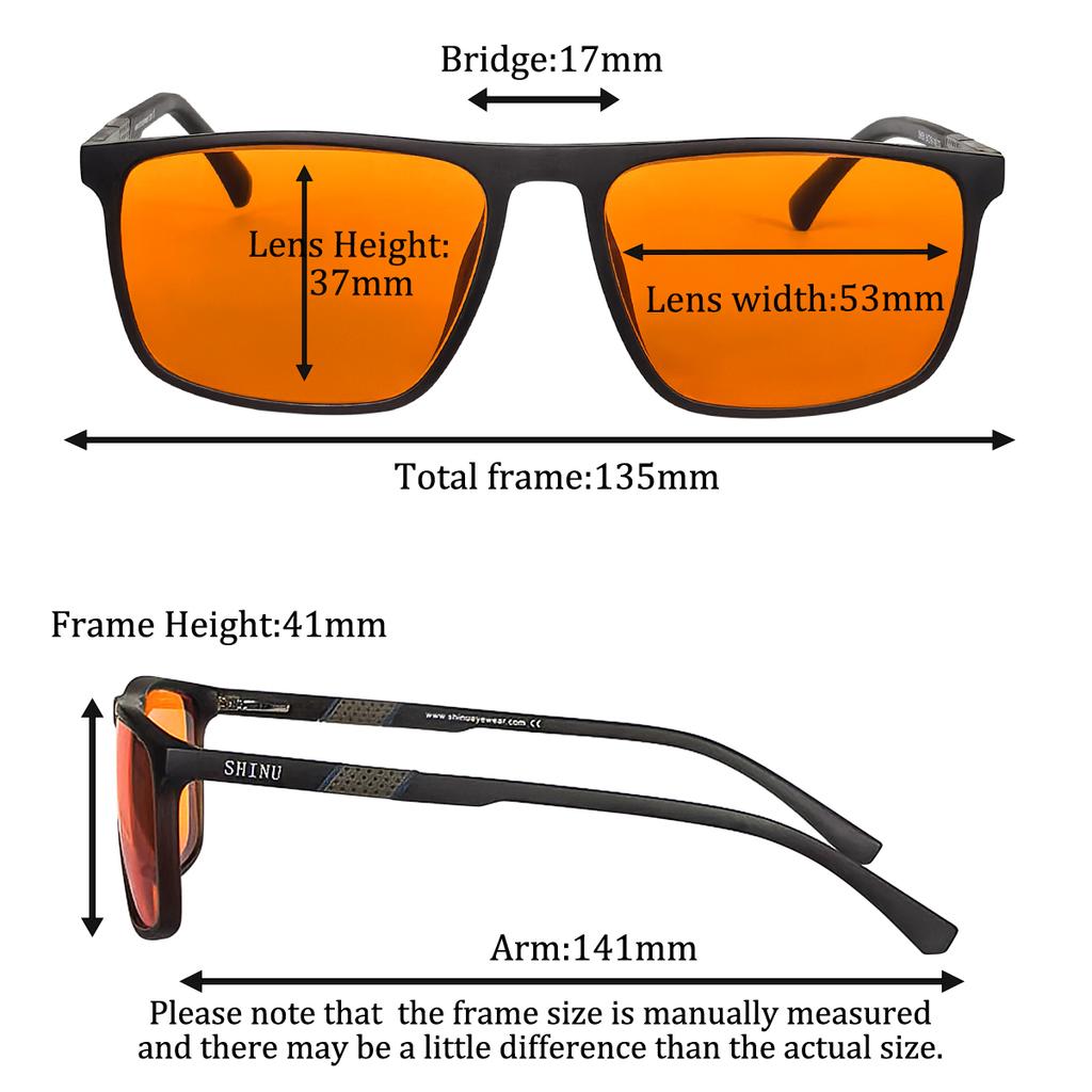 Shinu Blue Light Glasses For Men Women Reduce Eye Strain Uv Blocking For Computer Screen Gaming Glasses