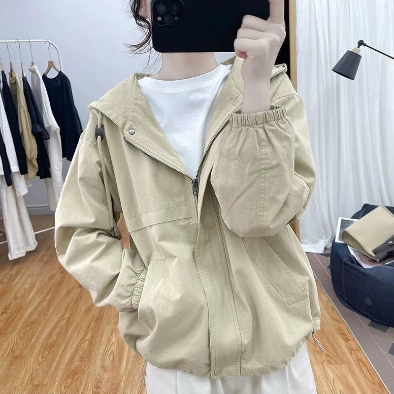 Chaqueta Francesa de Talla Grande Diseño Chaqueta para Mujer Primavera y Otoño Chaqueta Suelta Chaqueta Super Bonita